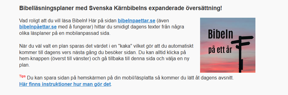 Se alla dagens verser